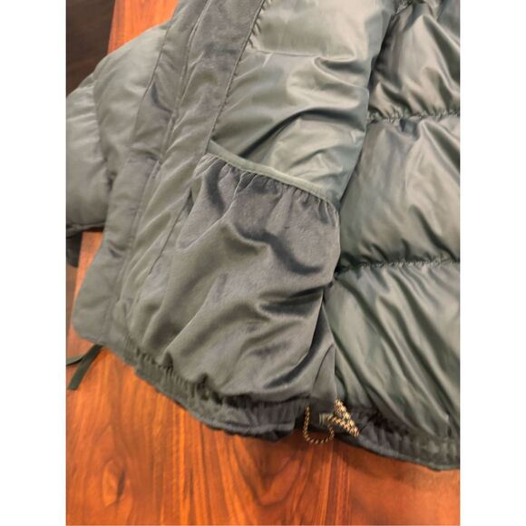 Adidas Women's Dark Green Velvet Down Full Zip Puffer Jacket Size Small NWT - Picture 12 of 14